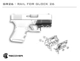 Rail Adapter For GLOCK 26 and 27 Pistols